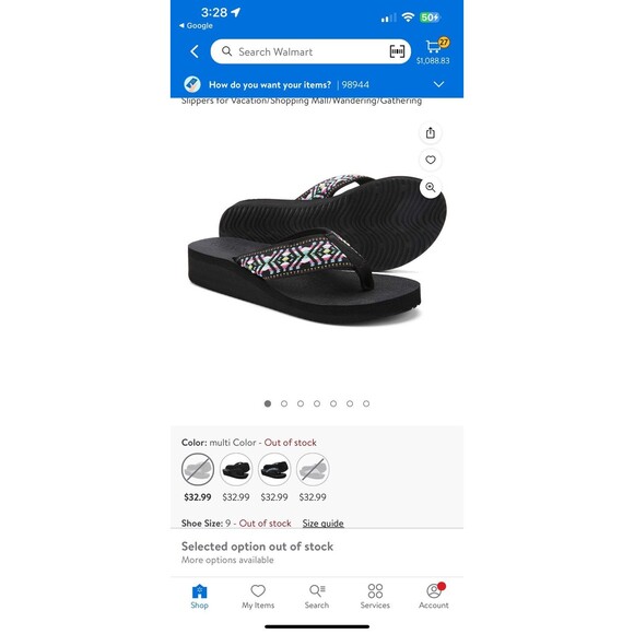 QLEYO Women's Platform Flip Flop with Arch Support, Comfortable Yoga Mat Wedge - Picture 9 of 10